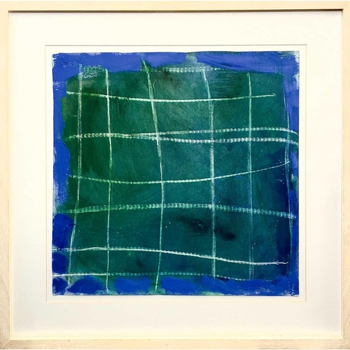 18 - Sandra BLOW (1925-2006) Blue & Green, 1992 Gouache/mixed media on paper Sandra Blow Estate, St Ives ... 