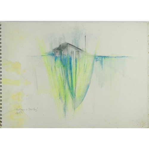 187 - Sheila TOLLEY (1939) A well filled sketchbook of drawings with West Penwith as their subject, along ... 