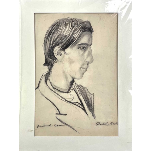 191 - Isobel Atterbury HEATH (c.1909-1989) Portrait of Richard Care  Charcoal Signed and inscribed 50 x 34... 