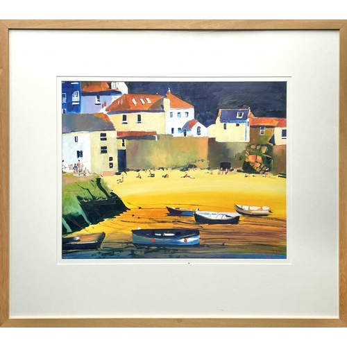 197 - Roy GOODMAN (1947) Beach Acrylic, signed, 39x48cmOver all this piece is in good condition.... 