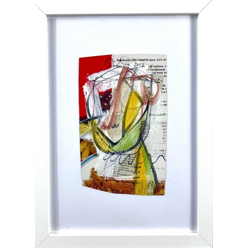 200 - Tony SHIELS (1938) Merry Man  Mixed media Signed and dated 2012 19 x 11.5cm