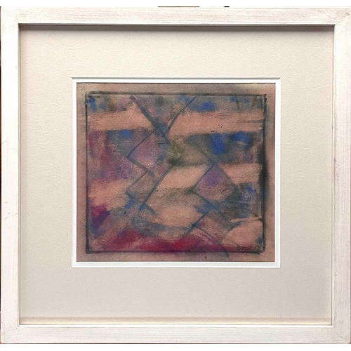 248 - Sandra BLOW (1925-2006) Sand and Shapes Mixed media Signed and dated '97 23.5 x 25.5cm Provenance - ... 