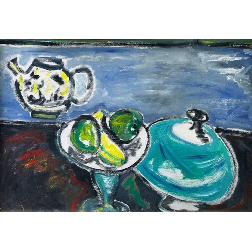 256 - Tim NEWMAN (1956) Still Life in Romi's Studio Oil on panel Signed 48 x 70cm From the Personal Collec... 