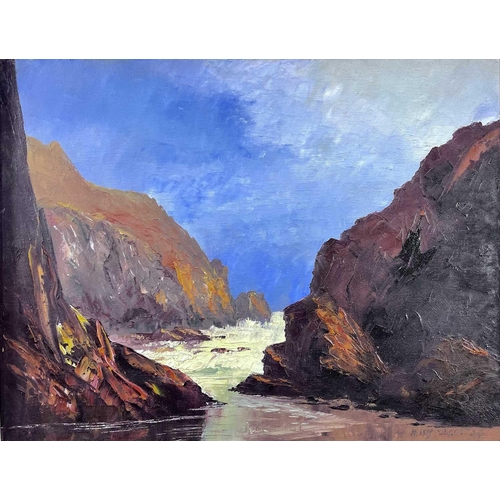 261 - Mary WASTIE (1935) Kynance Cove Oil on canvas Signed and dated '94 35 x 45cm