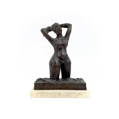 262 - Breon O'CASEY (1928-2011) Female Form  Bronze Initialled and numbered II/V to base Height including ... 