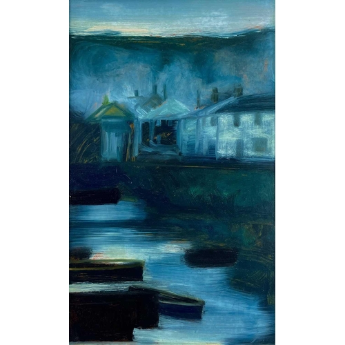 266 - Jack PENDER (1918-1998) Evening, Mousehole  Oil on board Signed to verso 75 x 45.5 cmThis oil is in ... 