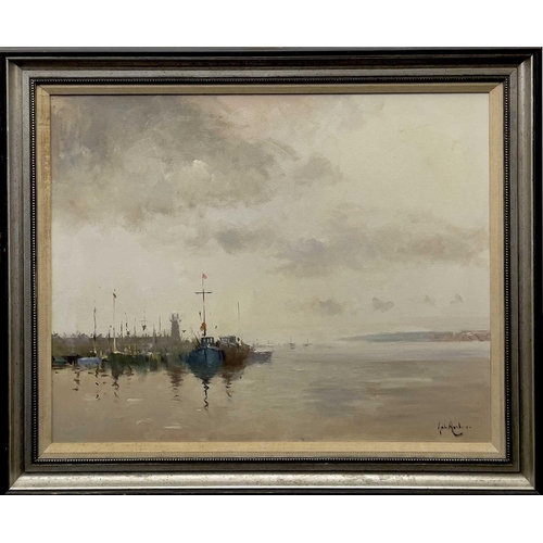 291 - John AMBROSE (1931-2010) St Ives Oil on canvas, signed, 60x75cm