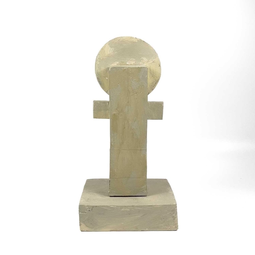 312 - Michael FINN (1921-2002) Crucifix Mixed media, signed and dated '66 to base, 36 x 18 x 18cm.