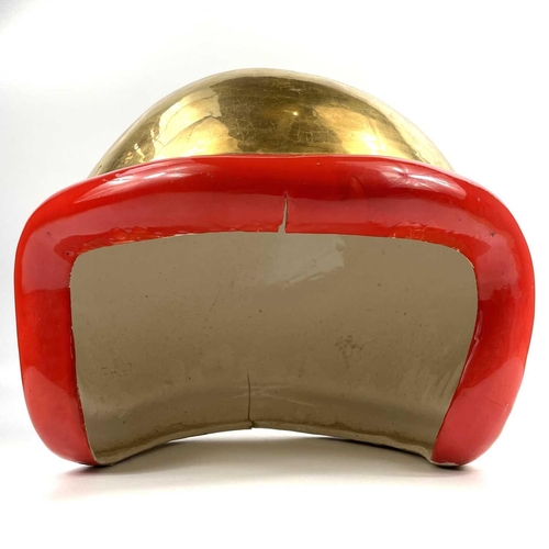 318 - Francis HEWLETT (1930-2012) Golden Helmet Ceramic, signed with incised initials and dated '67 height... 