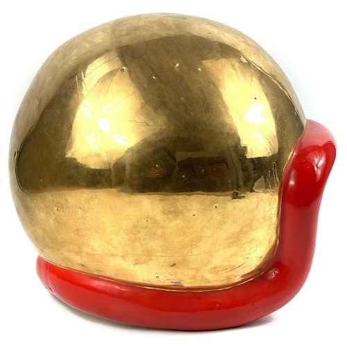 318 - Francis HEWLETT (1930-2012) Golden Helmet Ceramic, signed with incised initials and dated '67 height... 