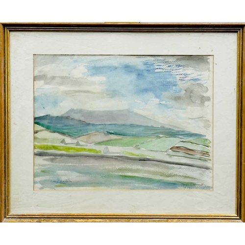 320 - Isobel Atterbury HEATH (c.1909-1989) Porthmeor Square, St Ives Watercolour, signed and inscribed, to... 