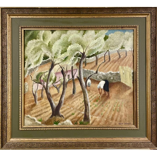 329 - Billie WATERS (1896-1979) The Olives, Capri Oil on canvas Signed 33 x 39cmThis oil is well presented... 