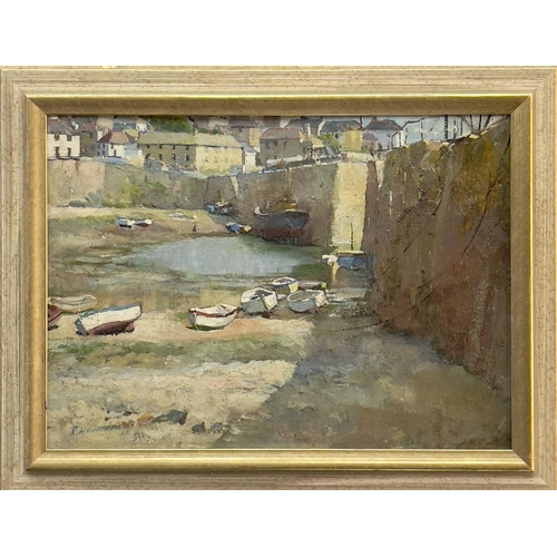 349 - Raymond HOWORTH (XX) Mousehole Habour Oil on board, signed and dated '51, 37 x 51cm.