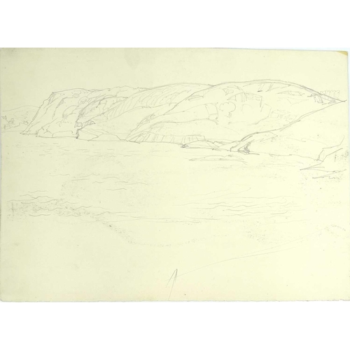 438 - Hubert Lindsay WELLINGTON (1879-1967) Sennen Cove, along with three other works by the same hand. Wa... 