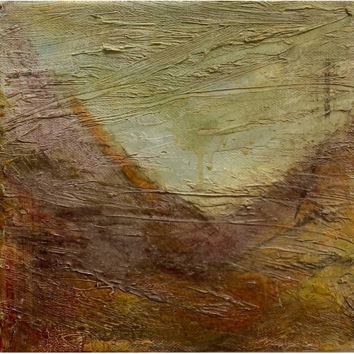 442 - Sue HALLIDAY (XX-XXI) Gwithian Autumn Light II Oil on canvas, signed and titled to the verso, 20cm x... 