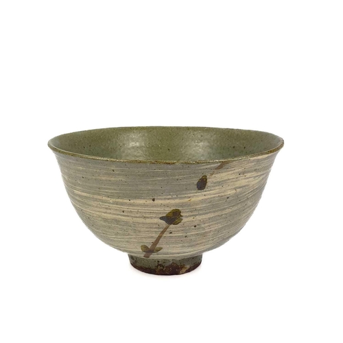 456 - William 'Bill' MARSHALL (1923-2007) A footed stoneware bowl Impressed makers mark H12cm x D22cm Prov... 