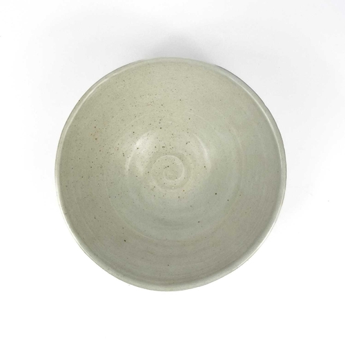 459 - Bernard Howell LEACH (1887-1979) A footed porcelain bowl with celadon glaze Impressed personal and L... 