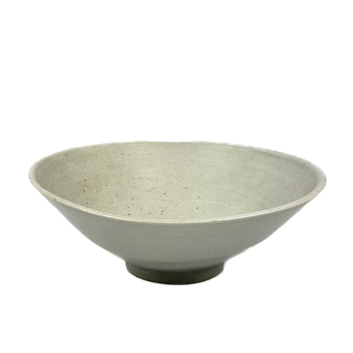 459 - Bernard Howell LEACH (1887-1979) A footed porcelain bowl with celadon glaze Impressed personal and L... 