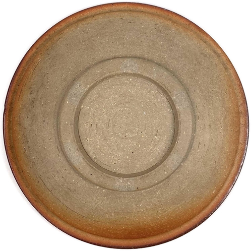 462 - Seth CARDEW (1934-2016) Four stoneware plates/shallow bowls  The plate decorated with fish measures ... 