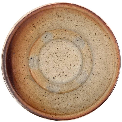 462 - Seth CARDEW (1934-2016) Four stoneware plates/shallow bowls  The plate decorated with fish measures ... 