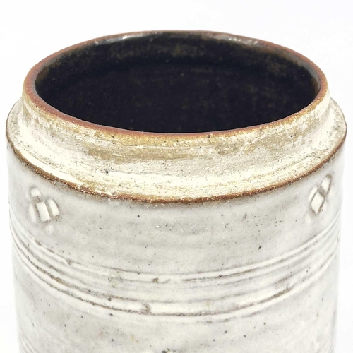 463 - William 'Bill' MARSHALL (1923-2007) Cylindrical Pot Impressed makers mark Height: 17cm Diameter: 11c... 