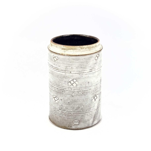 463 - William 'Bill' MARSHALL (1923-2007) Cylindrical Pot Impressed makers mark Height: 17cm Diameter: 11c... 