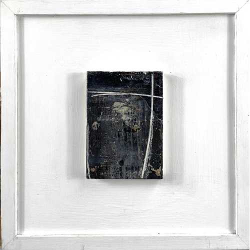 502 - Richard NOTT (XX-XXI) Untitled Collage Mixed media 14 x 10cm. Provenance - Rainyday Gallery, Penzanc... 