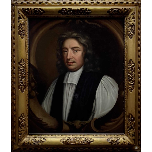 511 - Mary Beale (1633-1699) Portrait of John Wilkins (1614-1672) Bishop of Chester and a founding member ... 