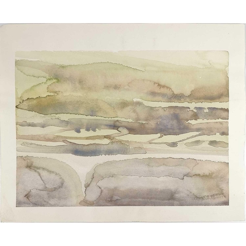 553 - Sheila TOLLEY (1939) Purbeck Farm Along with other landscape studies Mixed media Mostly signed and d... 