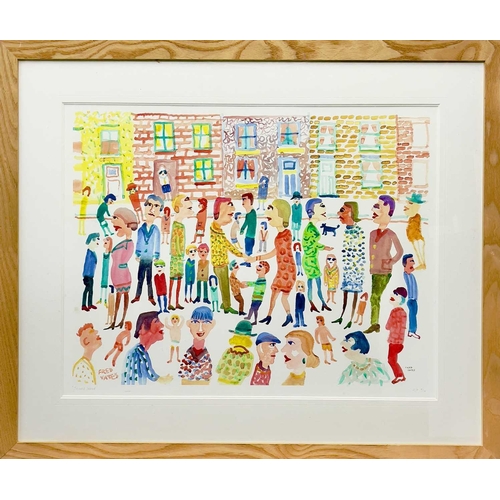 65 - Fred YATES (1922-2008) Street Scene Lithograph Signed and numbered 7/10 48 x 62cm.We have not examin... 