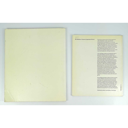 757 - Ben NICHOLSON (1894-1982) Two publications Ben Nicholson: The Years of Experimenting 1919-39. Jeremy... 