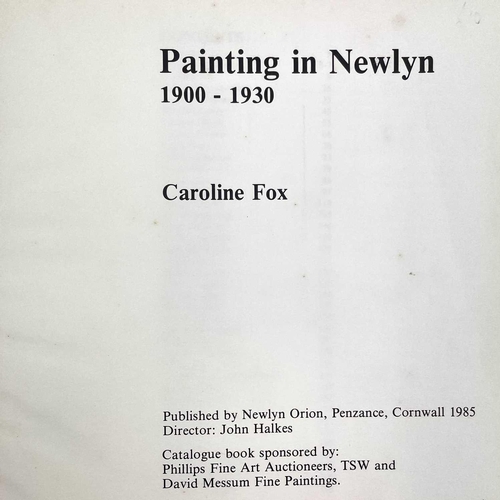 759 - Newlyn School Two publications Artists of the Newlyn School (1880-1900). Caroline Fow and Francis Gr... 