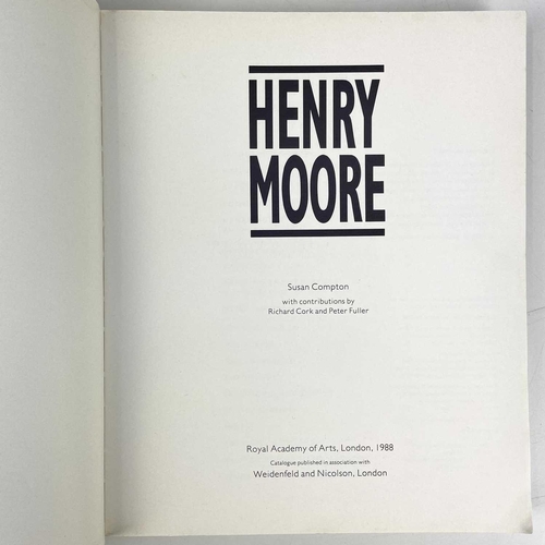 761 - Henry Moore: Catalogue of the Royal Academy Exhibition Susan Compton, Richard Cork and Peter Fuller ... 