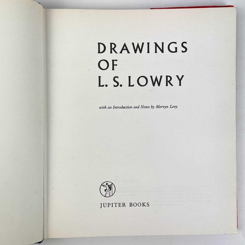 801 - Drawings of L. S. Lowry Mervyn Levy Published 1973 by Jupiter Books London. Hardback.