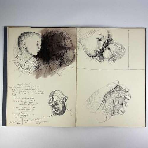 803 - Henry MOORE Heads, Figures and Ideas  Including the original lithograph 'Thirteen Standing Figures' ... 