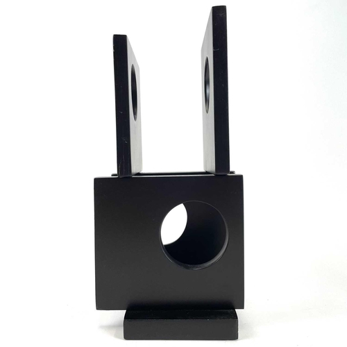 96 - John Crowther after Barbara HEPWORTH Four Square A black lacquered copy of the sculptors original ma... 