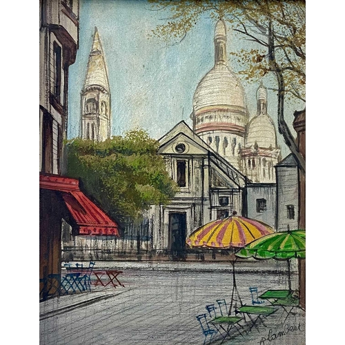 1402 - A LAMBERT (20th Century French School) Views of Paris Two oil on canvas paintings Both signed Each 2... 