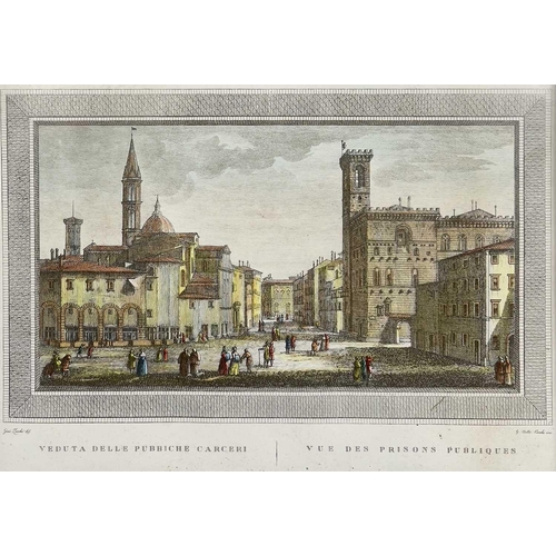 1423 - Giovanni Battista CECCHI (1748-1819) Veduta Della Piazza Del Gran Duca, Ingresso In Citta Dalla Port... 