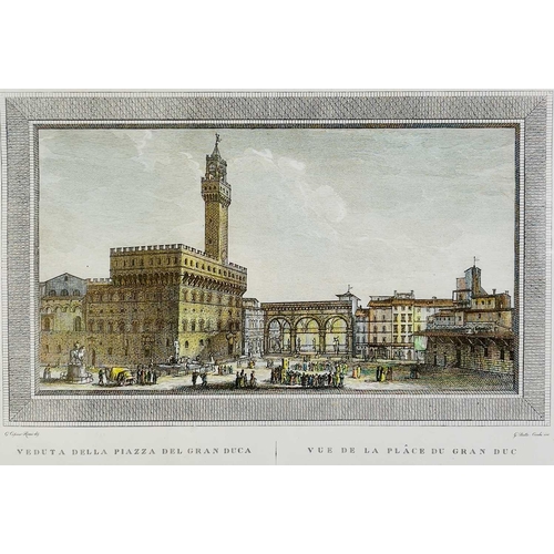 1423 - Giovanni Battista CECCHI (1748-1819) Veduta Della Piazza Del Gran Duca, Ingresso In Citta Dalla Port... 