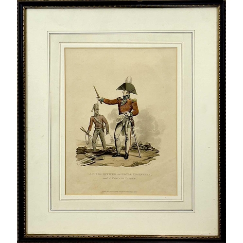 1424 - After G. D. GILES (XIX-XX) Royal Engineers Chromolithograph Dated 1888 Together with Joseph Constant... 