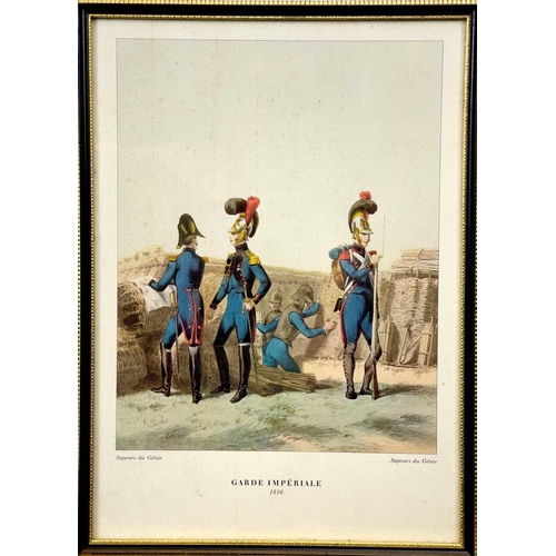 1424 - After G. D. GILES (XIX-XX) Royal Engineers Chromolithograph Dated 1888 Together with Joseph Constant... 