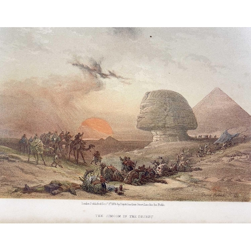 1443 - After David ROBERTS (1796-1864) 'Temple of Amada of Hassaya in Nubia' 19th Century Lithograph Publis... 