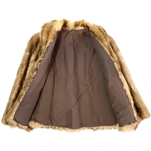 1607 - A Spanish wolf fur jacket. .