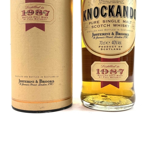 178 - Whisky - Knockando Pure Single Malt Scotch Whisky. Distilled in 1987, 70cl, 40% vol., in original ca... 