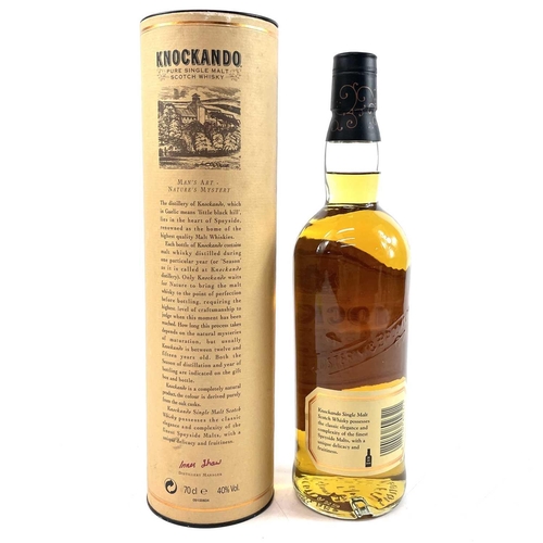 179 - Whisky - Knockando Pure Single Malt Scotch Whisky. Distilled in 1987, 70cl, 40% vol., in original ca... 