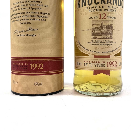 181 - Whisky - Knockando Pure Single Malt Scotch Whisky. Distilled in 1992, 70cl, 43% vol., in original ca... 