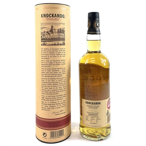 182 - Whisky - Knockando Pure Single Malt Scotch Whisky. Distilled in 1993, 70cl, 43% vol., in original ca... 