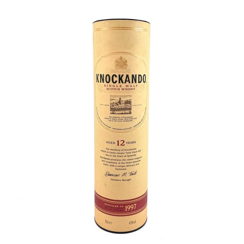 183 - Whisky - Knockando Pure Single Malt Scotch Whisky. Distilled in 1997, 70cl, 43% vol., in original ca... 