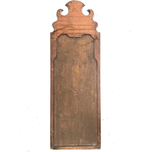 1857 - A pollard oak, walnut and inlaid wall pier glass. In the early 18th century style, mid 20th century,... 