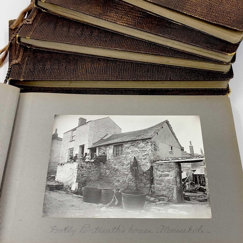 19 - Gibsons of Scilly, six albums of high quality original photographic prints. The matching set of hard... 